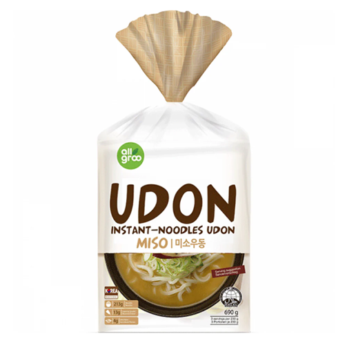 [올그루] 미소우동 690g / [Allgroo] Udon(Miso) 690g