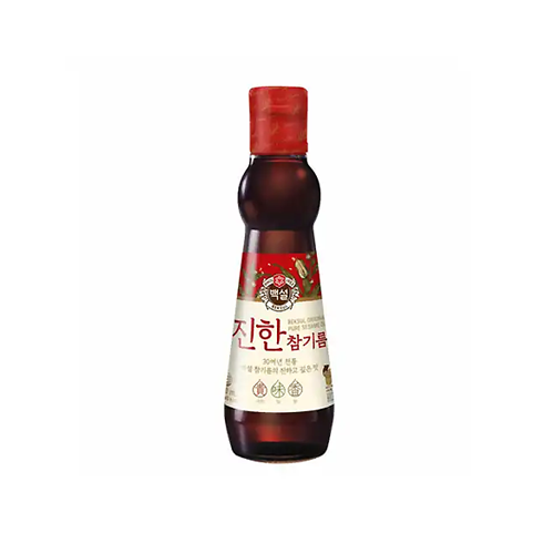 [백설] 참기름 160ml / [Beksul] Sesamöl 160ml