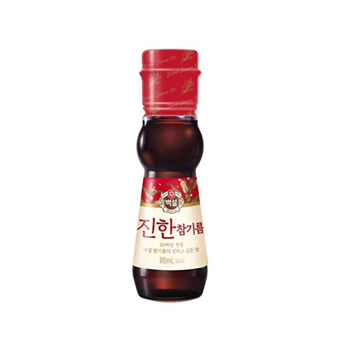 [백설] 참기름 80ml / [Beksul] Sesamöl 80ml