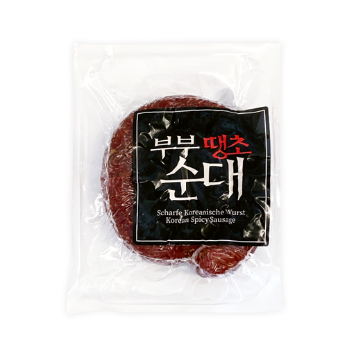 [부부] 땡초 순대 400g / [Bubu] Sundae scharf, scharfe koreanische Blutwurst mit Glasnudelfüllung 400g