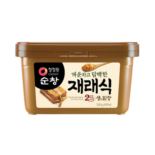 [청정원] 재래식 된장 2.8kg / [Cheongjeongwon] Doenjang, koreanische Sojabohnenpaste 2.8kg