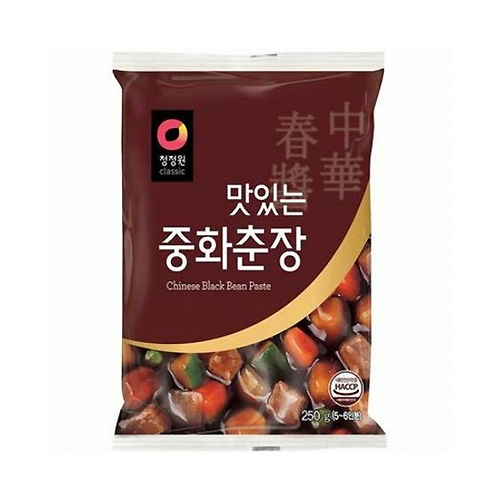 [청정원] 맛있는 중화춘장 250g / [Cheongjeongwon] Chunjang, schwarze Bohnenpaste für Jjajangmyun 250g