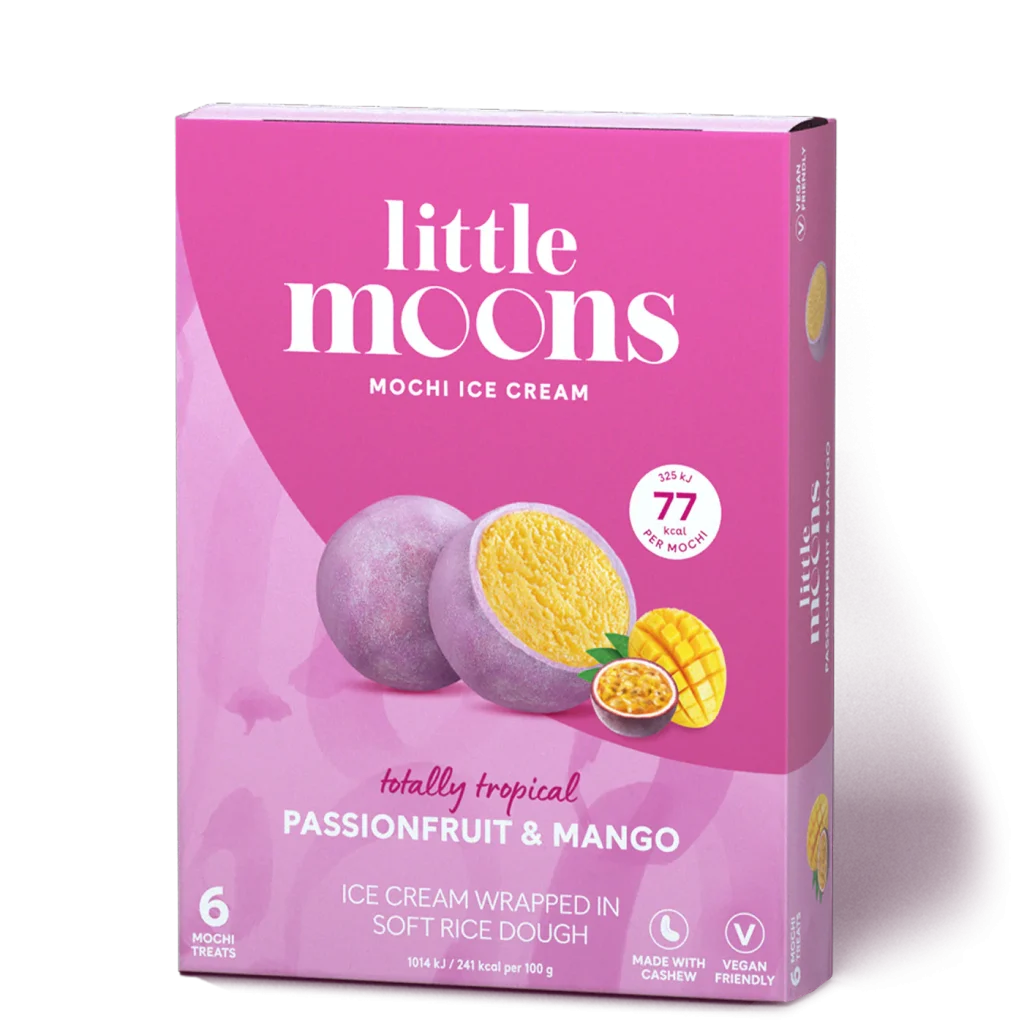 [리틀문스] 패션후르츠&망고 아이스 모찌 192g / [Littlemoons] Mochi-Eis(Passionsfrucht&Mango) 192g