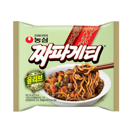 [농심] 짜파게티 140g / [Nongshim] Chapagetti, schwarze Bohnenpaste-Nudeln 140g