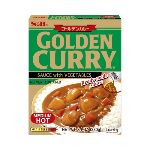 [S&B] 골든 커리 3분 야채카레 보통맛 230g / [S&B] Golden Curry Medium, Fertigcurry mit Gemüse 230g