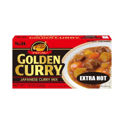 [S&B] 골든 커리 아주 매운맛 220g / [S&B] Golden Curry, japanisches Curry in Würfel(extra scharf) 220g