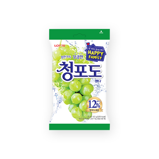 [롯데] 청포도 사탕 153g / [LOTTE] Traubenbonbon 153g