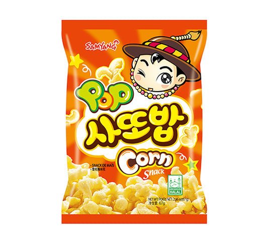 [삼양] 사또밥 67g / [Samyang] Saddobap, Popcornartiger Snack 67g