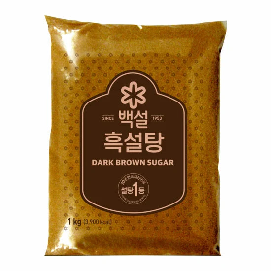 [백설] 흑설탕 1kg / [Beksul] Dunkler Rohrzucker 1kg