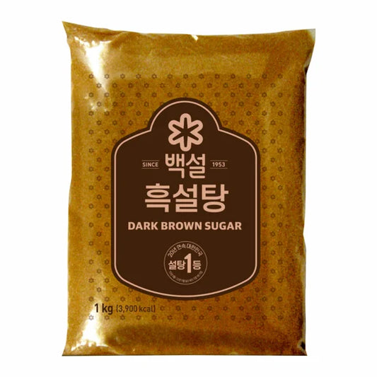 [백설] 흑설탕 1kg / [Beksul] Dunkler Rohrzucker 1kg