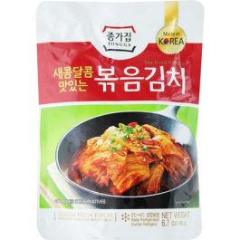 [종가집] 볶음김치 190g / [Jongga] Bokkeum Kimchi, gebratener und geschnittener fermentierter Chinakohl 190g