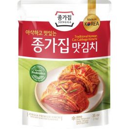 [종가집] 맛김치 1kg / [Jongga] Mat Kimchi, geschnittener fermentierter Chinakohl 1kg