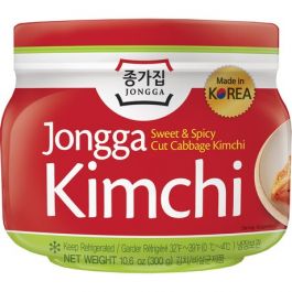 [종가집] 맛김치 300g / [Jongga] Mat Kimchi, geschnittener fermentierter Chinakohl im kleinen Behälter 300g