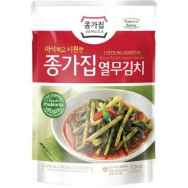 [종가집] 열무김치 500g / [Jongga] Yeolmu Kimchi, fermentierte junge Rettichblätter-Kimchi 500g