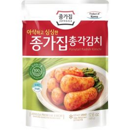 [종가집] 총각김치 500g / [Jongga] Chonggak Kimchi, fermentiertes Rettich-Kimchi 500g