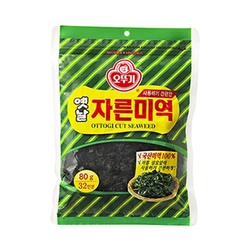 [오뚜기] 옛날 자른미역 80g / [OTTOGI] Geschnittener getrockneter Seetang 80g