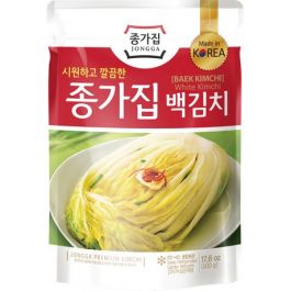 [종가] 백김치 500g / [Jongga] Baek Kimchi, weißes fermentiertes Kimchi 500g