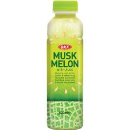 [OKF] 알로에가 들어있는 멜론맛 주스 500ml / [OKF] Moschusmelonengetränk 500ml