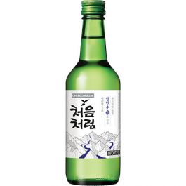 [롯데] 소주 처음처럼 350ml, 16.5% / [LOTTE] Soju Chum Chrum Original 350ml, Alk. 16.5%