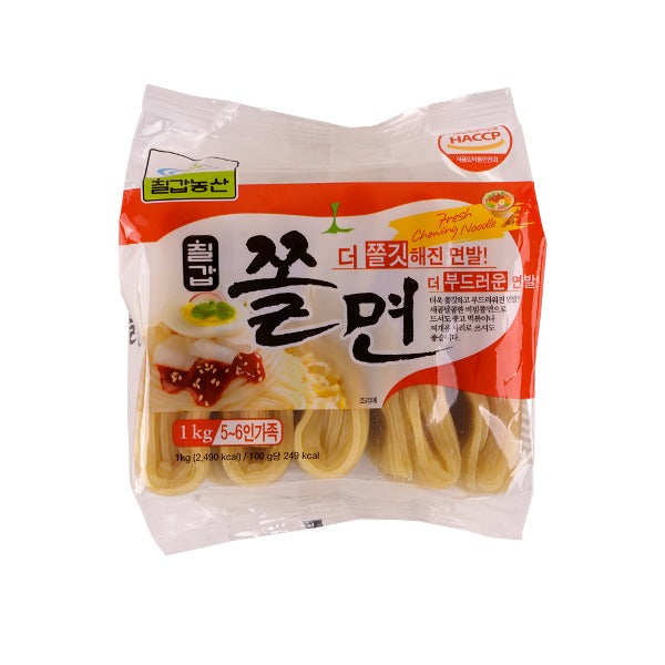 [칠갑] 쫄면 1kg / [Chilgap] Jjolmyun, koreanische zähe Nudeln(kalt serviert) 1kg