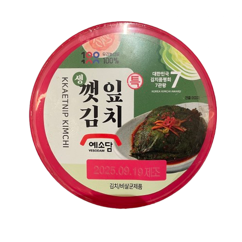 [Yesodam]깻잎김치/ Kkenip Kimchi400g
