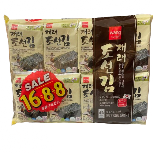 [Wang]조선재래김 /Gewürzte Seetangblätter 4gX16