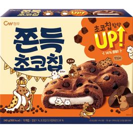 [CW] 쫀득초코칩 240g / [CW] Jjondeuk Chocochip, weiches Chocogebäck mit Klebreisfüllung 240g