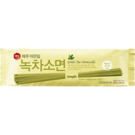 [샘표] 녹차소면 300g / [Sempio] Nokcha Somyun, Matcha-Weizennudeln  300g