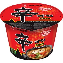 [농심] 신라면 큰사발 114g / [Nongshim] Shin Ramyun, koreanische Instantnudeln im großen Becher 114g