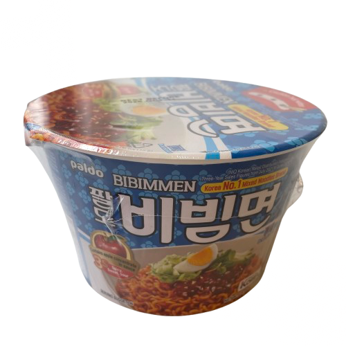 [Paldo] 비빔면 컵 /Paldo Bibimmen (Kalte Instant-Nudeln mit scharfer Apfel-Sauce) 115g