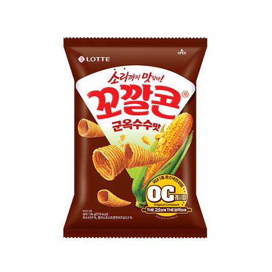 [롯데] 꼬깔콘 군옥수수맛 67g / [LOTTE] Kkokkalcon(gerösteter Mais) 67g