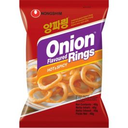 [농심] 매운 양파링 40g / [Nongshim] Yanparing scharf, Zwiebelringe 40g