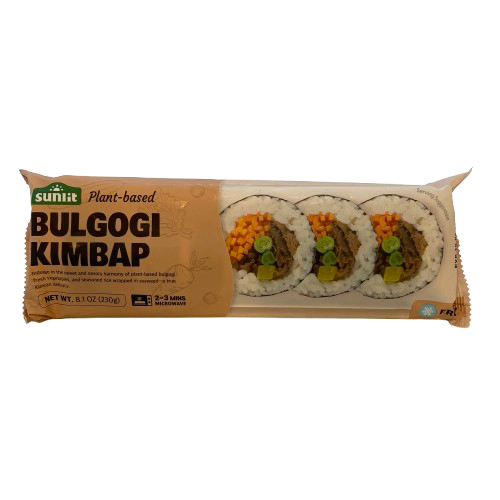 [Sunlit] 불고기 비건 김밥/Plant-based Bulgogi Kimbap (Vegane Kimbap-Rolle mit Bulgogi-Geschmack)230g