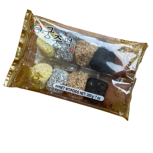 [수라상] 오색경단 떡 10개입 200g/ Farbige Reisklößchen (Osaek Gyeongdan)200 g (10 Stück)