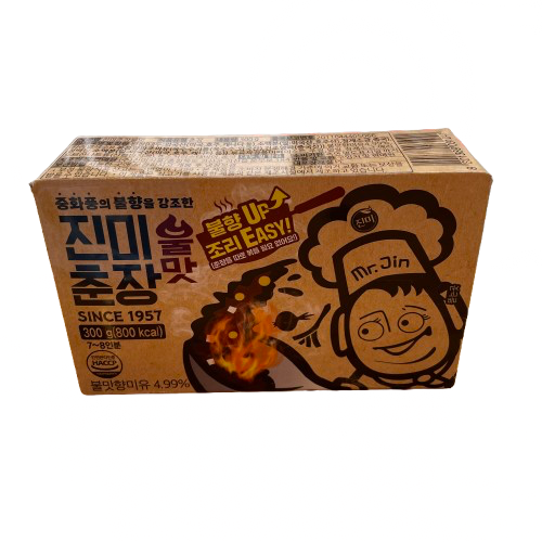 [진미] 불맛 춘장 /Schwarze Bohnenpaste mit Röstgeschmack (Chunjang) 300g