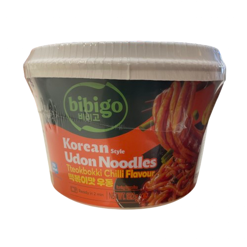 [비비고] 떡볶이맛 우동 / [BIBIGO] Udon Nudeln Tteokbokkki