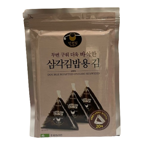 [만전] 삼각김밥용 김 20g / [Manjun] Noriblätter für kor. Onigiri 20g