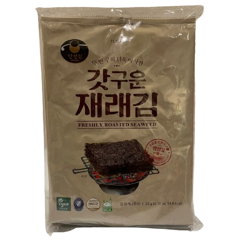 [만전] 갓구운 재래김 100g / [Manjun] Algenblätter 5er Pack 100g