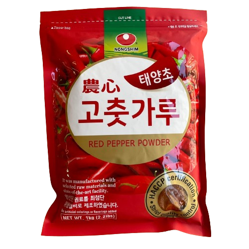 [농심] 굵은 고추가루 1kg / [Nongshim] Gochugaru, grobes Chilipulver 1kg