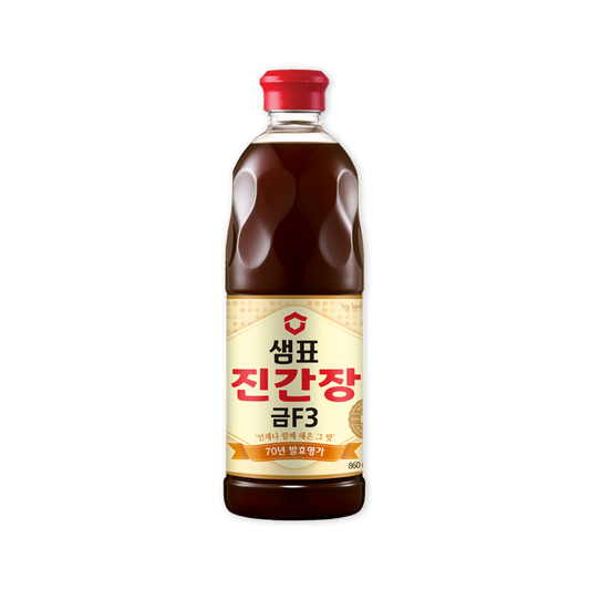 [샘표] 진간장 금F3 860ml / [Sempio] Jin Ganjang Gold F3, koreanische Sojasauce 860ml