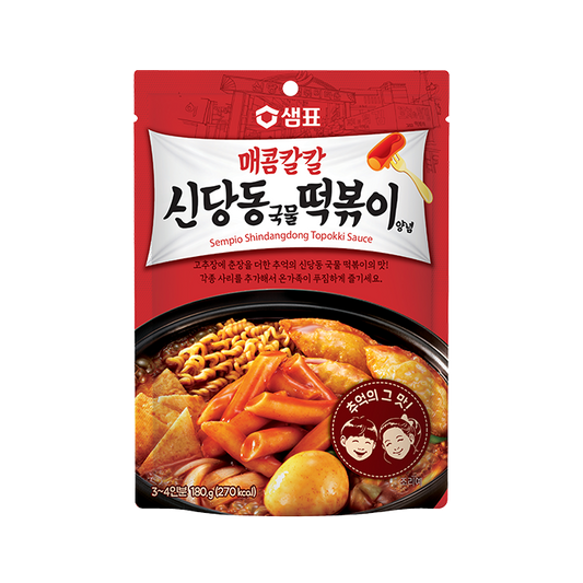 [샘표] 매콤칼칼 신당동 국물떡볶이양념 180g / [Sempio] Shindangdong Ttoekbokki Sauce 180g