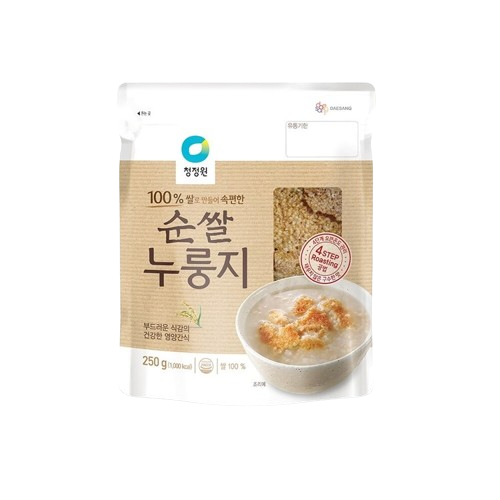 [청정원] 순쌀 누룽지 250g / [Cheongjeongwon] Nurungzi, verbrannter Reis 250g