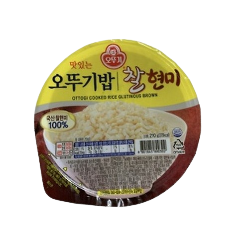 [오뚜기] 찰현미밥 210g / [OTTOGI] Chalhyunmibap, gekochter Naturreis 210g