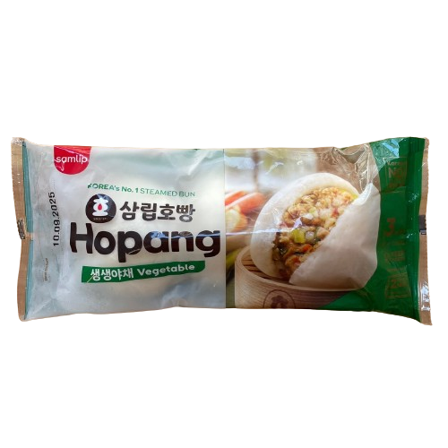 [삼립] 야채호빵 85g / [Samlip] Yachae Hoppang, koreanisches gedämpftes Brot mit Gemüsefüllung 85g