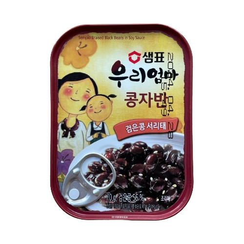 [샘표] 우리엄마 콩자반 70g / [Sempio] in Zucker&Sojasauce geschmorte schwarze Bohnen 70g