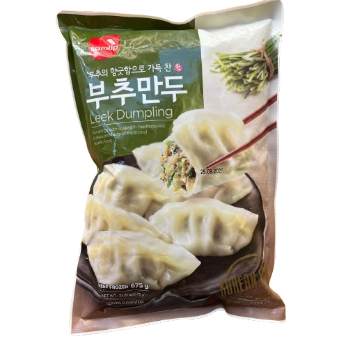 [삼립] 부추만두 675g / [Samlip] Buchu Mandu mit Knoblauch-Schnittlauch 675g