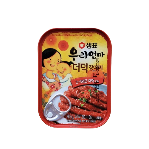 [샘표] 더덕무침 70g / [Sempio] Duduk Muchim, pikant gewürzte Codonopsis lanceolata 70g