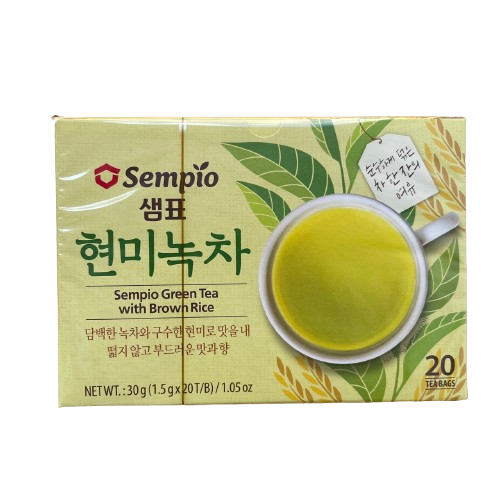 [샘표] 현미녹차 30g / [Sempio] Hyunmi Nokcha, grüner Tee mit geröstetem Naturreis 30g