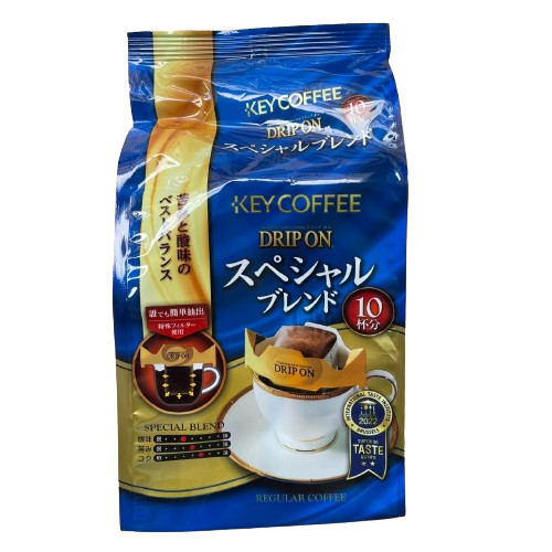 [키커피] 일회용 필터 커피 80g / [Key Coffee] Drip on Special Blend Coffee Kaffee im Filter(einmalig) 80g