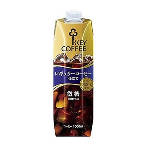 [키커피] 리퀴드 스위트 블랙커피 1L / [Key Coffee] Leicht gesüßter Kaffee 1L